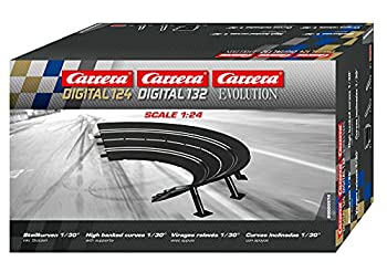 【中古】【輸入品・未使用】[カレラアメリカ]Carrera USA Carrera High Banked Curve 1/30%ｶﾝﾏ% 6 Pieces Digital 124/132 & Analog 20574 [並行輸入品]