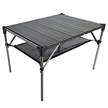【中古】【インポート品・未当て嵌める】Fkstyle 速見表 折りたたみ 余暇 軽銀 56.5cm×40cm×36.4糎 [並行輸入品] チェア・テーブル・レジャーシート-テーブル