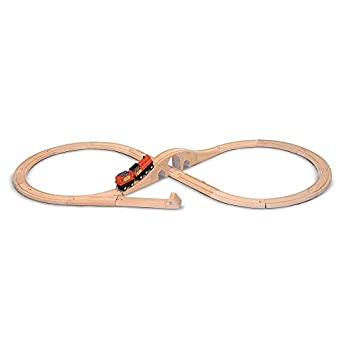 【中古】【輸入品・未使用】Melissa & Doug Classic Wooden Figure Eight Train Set