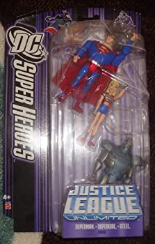 【中古】【輸入品・未使用】Justice League DC Superheroes Superman Supergirl Steel by DC Comics [並行輸入品]