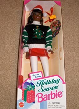 【中古】【輸入品・未使用】African American Holiday Season Barbie Doll Special Edition by Matel [並行輸入品]