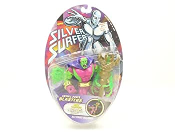 【中古】【輸入品・未使用】Marvel Comics Silver Surfer Drax with Light Up Cosmic Skull Blaster by Toy Biz [並行輸入品]｜ムジカ＆フェリーチェ店