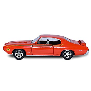 【中古】【輸入品・未使用】MotorMax 1/24 Scale Metal Model 73242 - 1969 Pontiac GTO Judge - Orange