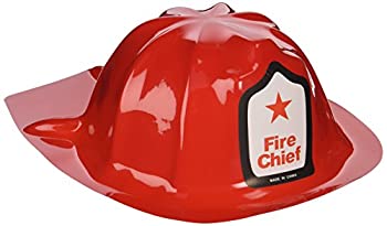【中古】【輸入品・未使用】[ロードアイランドノベルティー]Rhode Island Novelty Firefighter Chief Hat Plastic Child RN HAFIREP-12 [並行輸入品]