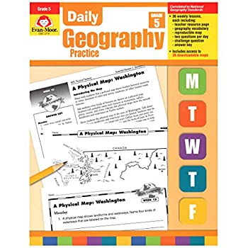 【中古】【輸入品・未使用】EVAN-MOOR EMC3714 DAILY GEOGRAPHY PRACTICE GRADE 5