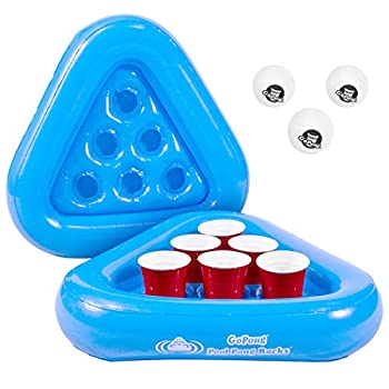 【中古】【輸入品・未使用】Go Pong Pool Pong Rack Floating Beer Pong Set　フローティング　ビアポン　セット%ｶﾝﾏ% 2ラフト 3ボール付き【並行輸入品】｜ムジカ＆フェリーチェ店
