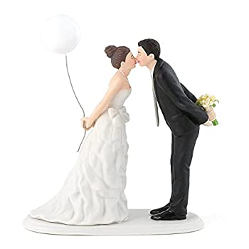 【中古】【インポート品・未当てはめる】西洋菓子トッパー 軽気球 口付けして Leaning インチ for a kiss Balloon