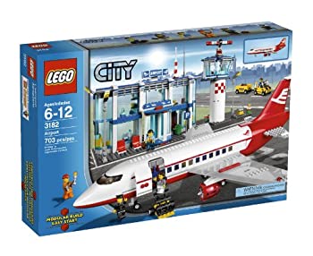 【中古】【インポート品・未当てはめる】レゴ(LEGO) シティ 飛行場 航空機＆飛行場書き割り City Airport 3182 並行輸入品