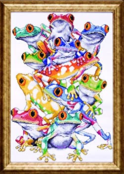 【中古】【輸入品・未使用】Frog Pile Counted Cross Stitch Kit-11%ﾀﾞﾌﾞﾙｸｫｰﾃ%X16%ﾀﾞﾌﾞﾙｸｫｰﾃ% 14 Count (並行輸入品)