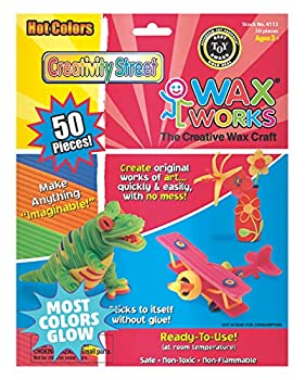 【中古】【輸入品・未使用】Chenille Kraft Wax Works Hot Colors%ｶﾝﾏ% 50-Piece by Chenille Kraft [並行輸入品]