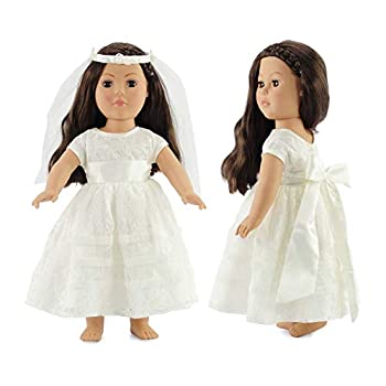 【中古】【輸入品・未使用】18 Inch Doll Bridal Gown | Communion Dress or Wedding | Fits 18%ﾀﾞﾌﾞﾙｸｫｰﾃ% American Girl Dolls Clothes｜ムジカ＆フェリーチェ店 26,755円