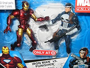 【中古】【輸入品・未使用】Marvel Universe 3 3/4 Inch Exclusive Action Figure 2Pack Iron Man Vs. Punisher｜ムジカ＆フェリーチェ店
