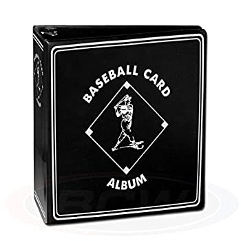 【中古】【輸入品・未使用】1 (One) Black Binder BCW 7.6cm D Ring MLB Baseball Trading Cards Collection Album｜ムジカ＆フェリーチェ店