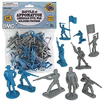 【中古】【輸入品・未使用】BMC Civil War Plastic Army Men - 26pc Battle of Appomattox Soldier Figures