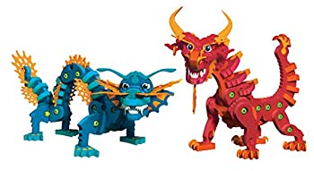 【中古】【輸入品・未使用】Bloco Toys (ブロコ トイズ） Aqua and Pyro Dragons BC35001 [並行輸入品]