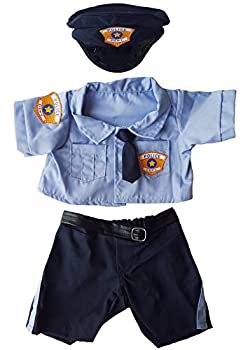 【中古】【輸入品・未使用】Police Uniform Outfit Teddy Bear Clothes Fit 14 - 18 Build-a-bear%ｶﾝﾏ% Vermont Teddy Bears%ｶﾝﾏ% and Make Your Own Stuffed Animals by St｜ムジカ＆フェリーチェ店