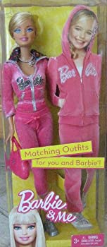 【中古】【輸入品・未使用】Barbie & Me Matching Outfits Fashion Doll Set Pink Sweatsuit & Accessories by Barbie