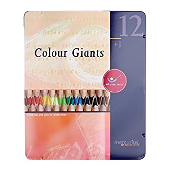 【中古】【輸入品・未使用】Mercurius Stockmar AMS カラー ジャイアント鉛筆 12インチ ブリキケース｜ムジカ＆フェリーチェ店