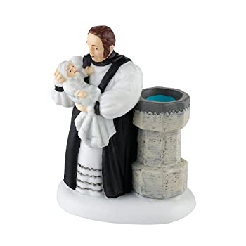 【中古】【輸入品・未使用】Department 56 Dickens Village The Baptism of Charles Dickens Village Accessory%ｶﾝﾏ% 2-1/2-Inch by Department 56 [並行輸入品]