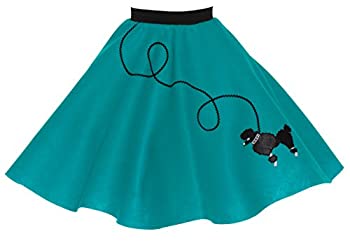 【中古】【輸入品・未使用】[ヒップホップ50sショップ]Hip Hop 50s Shop Poodle Skirt for Size Large 10/11/12 Teal [並行輸入品]