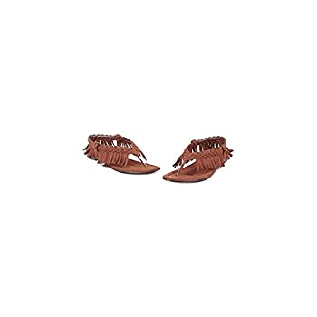 【中古】【輸入品・未使用】Ellie Shoes インディアン フリンジサンダル Brown USサイズ8 25cm|ムジカ&フェリーチェ店