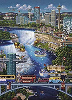 【中古】【輸入品・未使用】Jigsaw Puzzle - Niagara Falls 1000 Pc By Dowdle Folk Art|ムジカ&フェリーチェ店