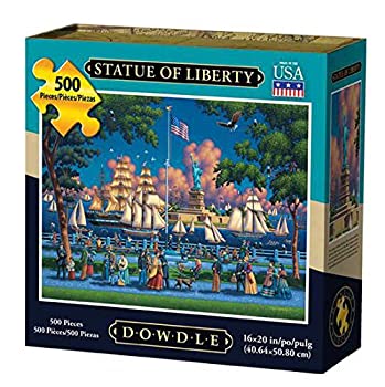 【中古】【輸入品・未使用】Dowdle Folk Art 自由の女神 ジグソーパズル|ムジカ&フェリーチェ店