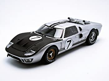【中古】【輸入品・未使用】Shelby - Ford (フォード) GT-40 MK II Hard Top #1 w/ Dirt (1966%カンマ% 1:18%カンマ%Ford GT-40 MK2 Silver #7) ミニカー ダイキャスト 車 自動車|ムジカ&フェリーチェ店
