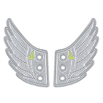 【中古】【輸入品・未使用】Shwings Shoe Accessories: Silver Foil Wings