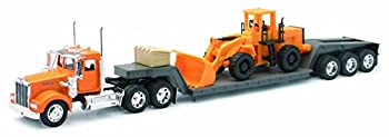 【中古】【輸入品・未使用】Kenworth W900 Lowboy With Construction Tractor by New Ray｜ムジカ＆フェリーチェ店 23,889円