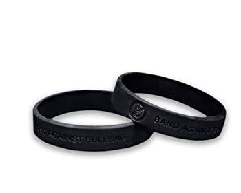 【中古】【輸入品・未使用】ブレスレット50意識シリコンブレスレット( Wholesale Pack???50?) ( anti-bullyingブラック)|ムジカ&フェリーチェ店