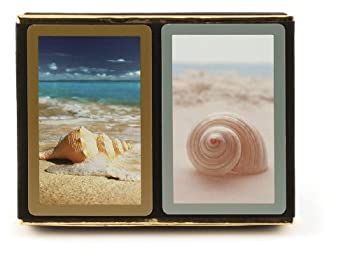 【中古】【輸入品・未使用】[コングレス]Congress Seashell Playing Cards %ｶﾝﾏ% Jumbo Index 1026141 [並行輸入品]｜ムジカ＆フェリーチェ店