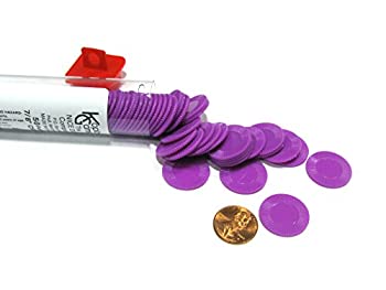 【中古】【輸入品・未使用】Purple Mini Poker Chip 7/8in Tube of 50ea [並行輸入品]｜ムジカ＆フェリーチェ店