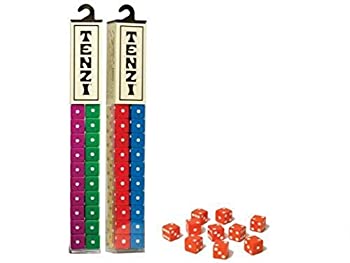 【中古】【輸入品・未使用】[テンジ]Tenzi 2 Pack for 8 Players Assorted Colors 8 Sets of Ten Dice NA [並行輸入品]