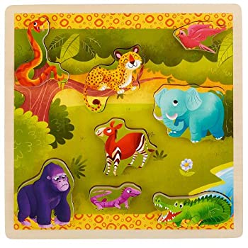 【中古】【輸入品・未使用】Imaginarium Chunky Puzzle 8-Piece - Forest by Toys R Us [並行輸入品]｜ムジカ＆フェリーチェ店