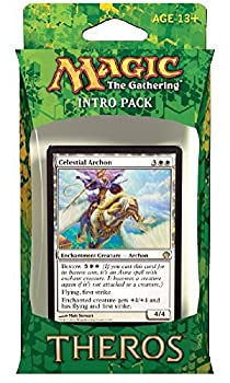【中古】【輸入品・未使用】Magic the Gathering (MTG) Theros Intro Pack - Favors from Nyx Theme Deck (Includes 2 Booster Packs) White (Celestial|ムジカ&フェリーチェ店