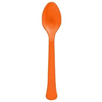 【中古】【輸入品・未使用】(Orange Peel) - Amscan Heavy Duty Party Spoon Tableware%ｶﾝﾏ% Orange Peel%ｶﾝﾏ% Plastic%ｶﾝﾏ% Full Size%ｶﾝﾏ% Pack of 20｜ムジカ＆フェリーチェ店