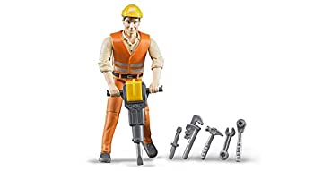 【中古】【輸入品・未使用】bruder(ブルーダー) 建築作業員 アクセサリー付き BR60020 [並行輸入品]｜ムジカ＆フェリーチェ店