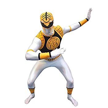 【中古】【輸入品・未使用】Morphsuit公式パワーレンジャー ホワイト ハロウィン仮装コスチューム