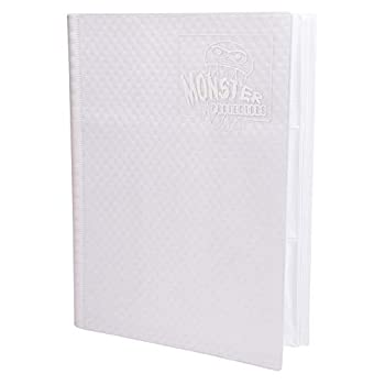 【中古】【輸入品・未使用】Monster Binder - 9 Pocket Trading Card Album - Holofoil White w White Pages - Holds 360 Yugioh%ｶﾝﾏ% Magic%ｶﾝﾏ% and Pokemon Cards｜ムジカ＆フェリーチェ店