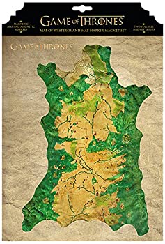 【中古】【輸入品・未使用】Dark Horse Deluxe Game of Thrones: Map of Westeros and Map Marker Magnet Set [並行輸入品]｜ムジカ＆フェリーチェ店