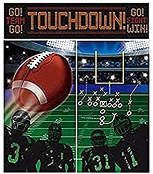 【中古】【輸入品・未使用】football Happy Birthday Wall Decorating Scene Setter Kit by Cake Supply Shop [並行輸入品]｜ムジカ＆フェリーチェ店