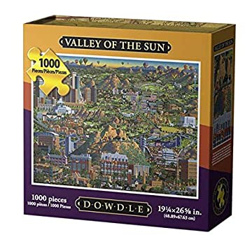 【中古】【輸入品・未使用】DowdleフォークアートValley of the Sunジグソーパズル( 1000ピース)