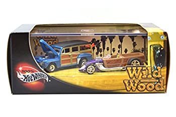 【中古】【輸入品・未使用】MATTEL HOTWHEELS 100% %ダブルクォーテ%Wild Wood%ダブルクォーテ% %ダブルクォーテ%1948 Ford & Custom Roadster%ダブルクォーテ% 2 cars set マテル ホットウィー|ムジカ&フェリーチェ店