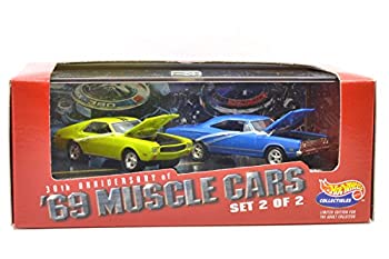 【中古】【輸入品・未使用】MATTEL HOTWHEELS COLLECTIBLES %ﾀﾞﾌﾞﾙｸｫｰﾃ%'69 MUSCLE CARS%ﾀﾞﾌﾞﾙｸｫｰﾃ% %ﾀﾞﾌﾞﾙｸｫｰﾃ%AMX & Plymouth Hemi GTX%ﾀﾞﾌﾞﾙｸｫｰﾃ% 2 cars set マテル ホ
