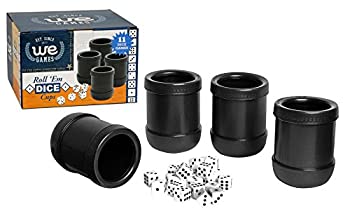 【中古】【輸入品・未使用】WE Games Dice Cups - Set of 4 Professional Grade Plastic with 20 Dice & Instructions for Liar's Dice|ムジカ&フェリーチェ店