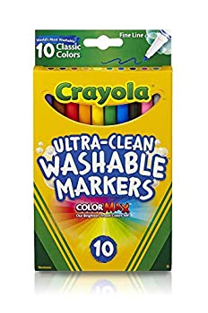 【中古】【輸入品・未使用】Crayola Ultraclean Fineline Classic Markers%ｶﾝﾏ% 10 Count%ｶﾝﾏ% 3-Pack｜ムジカ＆フェリーチェ店