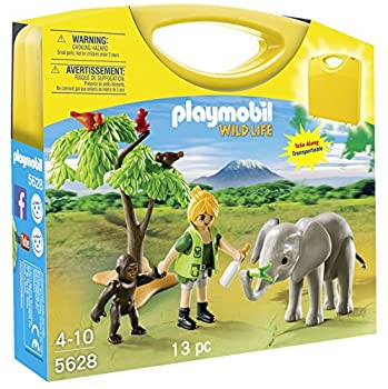 【中古】【輸入品・未使用】PLAYMOBIL (プレイモービル) 5628 African Safari Carrying Case Playset(並行輸入品)