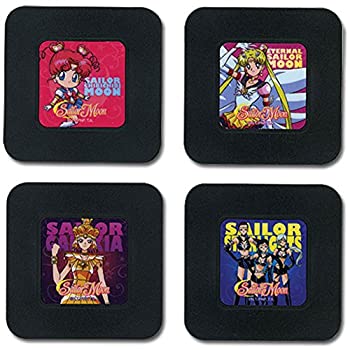 【中古】【輸入品・未使用】美少女戦士セーラームーン セーラーちびちびムーン＆エターナルセーラームーン＆ギャラクシア＆セーラースターライツ 4枚セット コースター 9.0