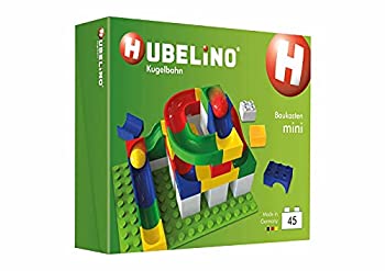 【中古】【輸入品・未使用】HUBELINO Marble Run - 45-Piece Mini Set - the Original Made in Germany - Certified and Award-Winning Marble Run - 100% Duplo Compatible